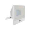 V-Tac 30W LED projektør med sensor, hvid - Samsung LED chip
