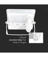 30W LED projektør med sensor - Hvid, arbejdslampe, Samsung LED chip