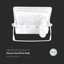 V-Tac 30W LED projektør med sensor, hvid - Samsung LED chip