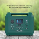 Powerstation 600W - 576Wh, med strömuttag, 2x 230V AC output