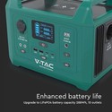 Powerstation 300W - 288Wh, med strømudtag, 1x 230V AC output