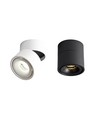 10W Dæmpbar RA98 LED loftspot - Hvid, justerbart, til påbygning