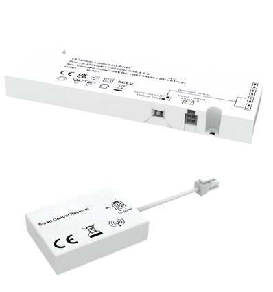 LEDlife Møbelspot dæmpbar strømforsyning 30W - Til Sono og Reco møbelspot, RF, maks. 5 spot, inkl. fjernbetjening