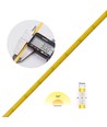5m 7W/m 3mm COB-LED strip RA93 - 24V DC, IP20, 400 LED pr. meter, COB LED