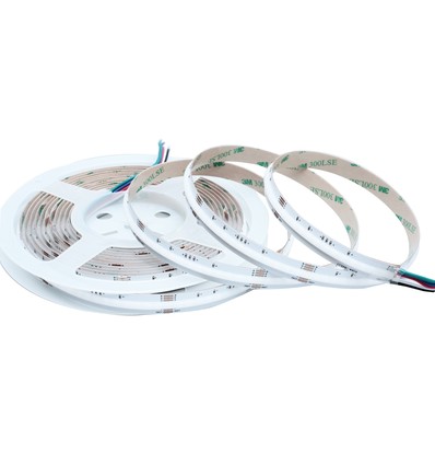 5m 20W/m RGB+WW COB-LED strip - 24V DC, IP20, 784 LED pr. meter, COB LED