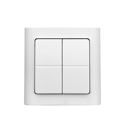 Outlet: Easyair 2-tryk kontakt - Til dagslyssensor panel, FUGA