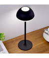 Opladelig LED bordlampe Inde/ude - Sort, touch dæmpbar, 3i1, IP54 udendørs