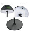 Opladelig LED bordlampe Inde/ude - Hvid, touch dæmpbar, 3i1, IP54 udendørs