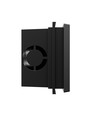 6W nedsænket trappelys CCT - 3 lyskulører, IP54, Sort, 23 x 8,4 x 5,2cm, sort, 230V