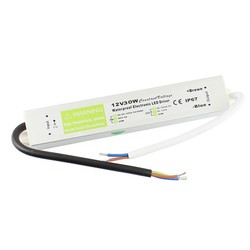Enkeltfarvet LED strip 12V/24V IP68 (Vandtæt) 30W strømforsyning - 12V DC, 2,4A, IP67 vandtæt
