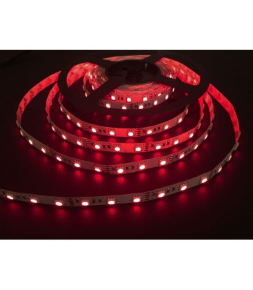 Infrarød 850 nm 10W/m 24V LED strip - 5m, IP20, 120 LED pr. meter