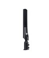 50W skumrings LED gadelampe - Skumringssensor, Ø60 mm, IP65, sort, 230V