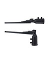 30W skumrings LED gadelampe - Skumringssensor, Ø60 mm, IP65, sort, 230V