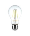 E27 6W LED filament pære - A60, klart glas, 600lm, 3000K