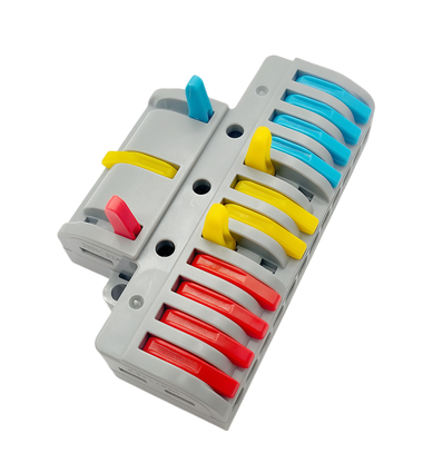 1 stk. skrueløs samlemuffe - 3 til 12, 250V, 32A