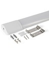 150cm 48W CCT justerbar LED armatur, Gennemfortrådet - Kan seriekobles