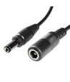 DC Forlængerkabel - 5 m, til LED strips, 5V-24V, sort