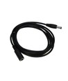 DC Forlængerkabel - 5 m, til LED strips, 5V-24V, sort
