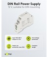 15W / 12V DC DIN skinne strømforsyning - 1.25A