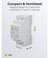 36W / 24V DC DIN skinne strømforsyning - 1.5A