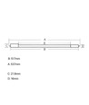 LEDlife T5-51.7 - 7,5W LED rør, 51,7 cm, 230V direkte/ombygning