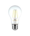 E27 6W LED filament pære - A60, klart glas, 600lm