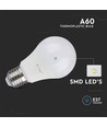 E27 8,5W LED pære - A60, Samsung LED chip, 5 års garanti