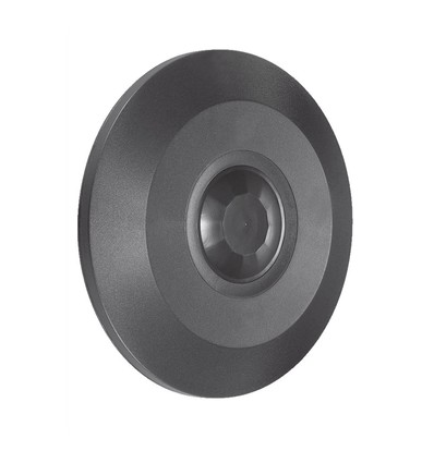 V-Tac LED bevægelsessensor til påbygning - LED venlig, sort, PIR infrarød, IP20 indendørs