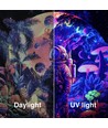 10W LED projektør - IP65, Sort, arbejdslampe, UV 395nm, ultraviolet