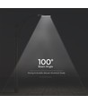 V-Tac 100W LED gadelampe - Ø60mm, IP65, 5 års garanti, Samsung LED chip
