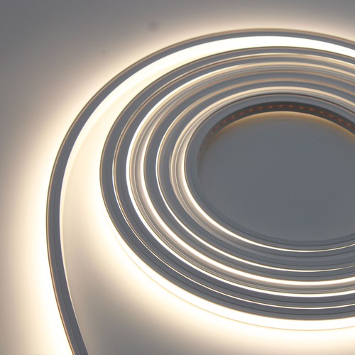 10m AnyCut Neon Flex 10x10 Neutral hvid LED strip - 10W/m, 24V, Ingen klippeafstand