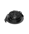 7W Ø8,3cm DimToWarm+CCT indbygningsspot dæmpbar RA96 - Hul: Ø6,8 cm, Mål: Ø8,3 cm, Sort, hvid kant