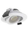 7W Indbygningsspot RA96, DimToWarm+CCT, Dæmpbar - Hul: Ø6,8 cm, Mål: Ø8,3 cm, Hvid kant