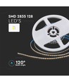 5m 10W/m LED strip - 24V, 128 LED pr. meter, 4000K, IP20, SMD2835