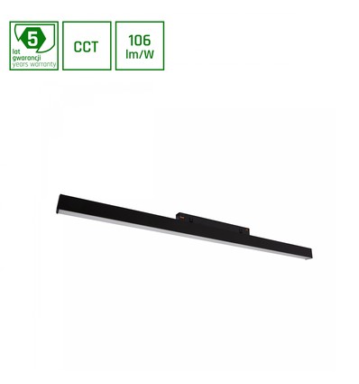 SHIFT CCT- Line M Lineær Armatur 17W - 602x23x42mm, 100°, Sort, CCT Switchw