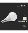 E14 4,5W LED kronepære - P45, 470lm, 4000K, erstatter 40W