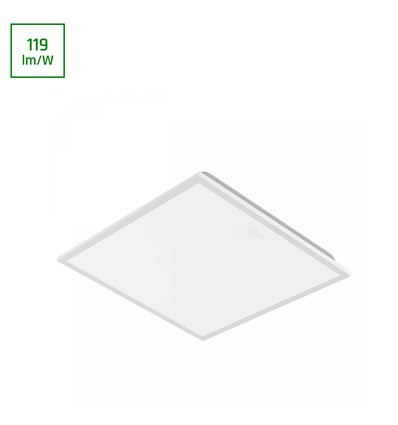 60x60 LED panel, 36W - 119lm/W, 4000K, hvid kant, 5 års garanti