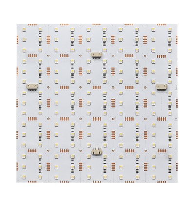 25x 25 foldbar 17,5W RGB+CW LED ark RA95 - 24V DC, IP20