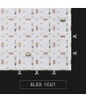 25x 25 foldbar 17,5W RGB+CW LED ark RA95 - 24V DC, IP20