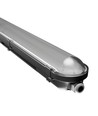 120cm 40W Gigant Pro LED armatur - Gennemfortrådet, 150lm/W, Justerbar Watt, IP66, IK10, Sort.