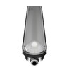 120cm 40W Gigant Pro LED armatur - Gennemfortrådet, 150lm/W, Justerbar Watt, IP66, IK10, Sort.
