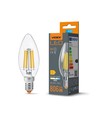 E14 6W LED filament kertepære - C35, 806lm, 4000K, 360 grader, erstat 60W