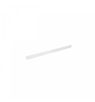 2m hvid profil til LED strips - 2000x9x6.3 mm, PC plast