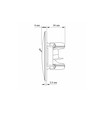 Dobbelt CAT6+CAT6 netværksstik - RJ45, hvid, indbygget, støvdæksel, BINERA serien