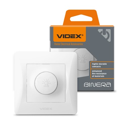 600W LED dæmper til europadåse - 15-600W, hvid
