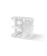BINERA underlag til stikkontakt/afbryder - Hvid, IP20, 93x86x45mm, overflademontering