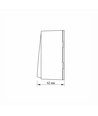 2-kanals påbygningsafbryder - 68x68mm, IP20, sort