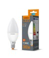 E14 4W LED kertepære - C37, 380lm, 4000K, mat glas