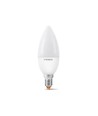 E14 7W LED kertepære - C37, 630lm, 3000K varm hvid, erstatter 50W