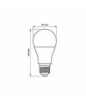 E27 12W LED pære - A60, 1180lm, 6000K, flicker free